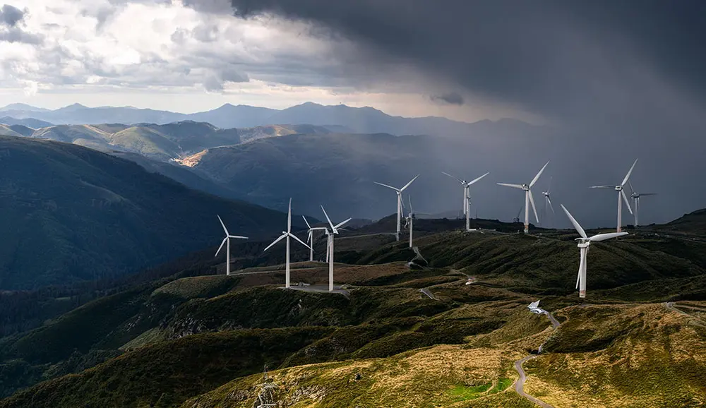 wind turbines